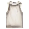Y/Project Twisted Shoulder Tank Top Beige Spray